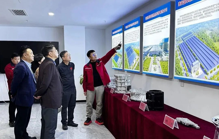 中建集团基础事业部执行总经理王文胜一行莅临河北盛卓科技集团总公司考察